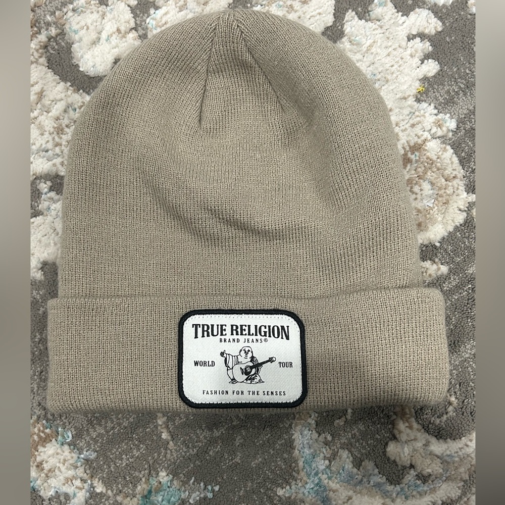 Brown True Religion Beanie